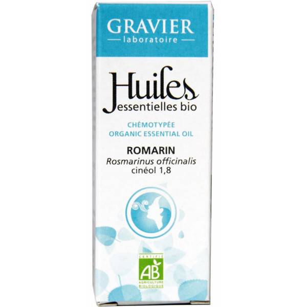 Organic Rosemary Essential Oil 10 ml - Laboratoire Gravier