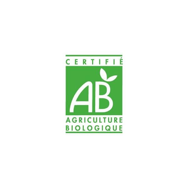 Logo AB pour l'huile essentielle de romarin à cinéole bio 10 ml - Laboratoire Gravier