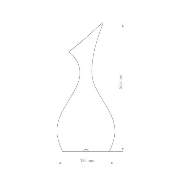 Details dimensions for the lightlia diffuser - 40m2