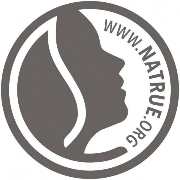 Natrue logo for moisturizing lipstick 07 proudce red health