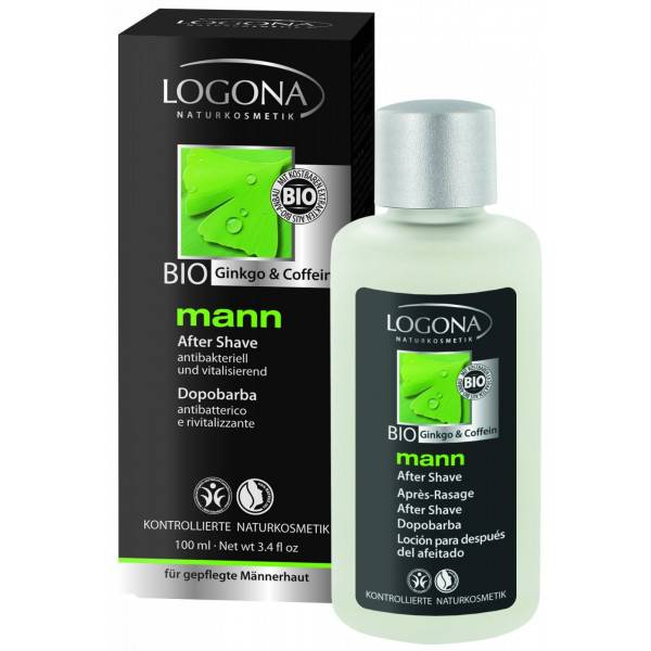 Men's Pack - Shaving Lotion Gingko Caffeine - Logona Mann