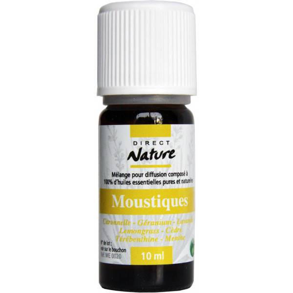 Synergie d'huiles essentielles Moustiques 10 ml  Direct Nature