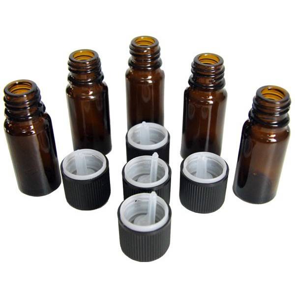 Lot of 5 units - 10 ml bottles + safety caps - view 2