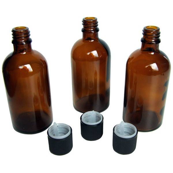 Lot of 3 units - 100 ml bottles + safety caps - view 2