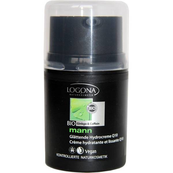 Crème hydratante et lissante Q10 - 50ml - Logona Mann