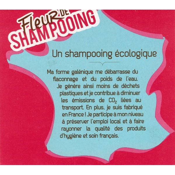 Détails Fleur de Shampooing solide cheveux secs – 85gr – Douce Nature - Vue 1
