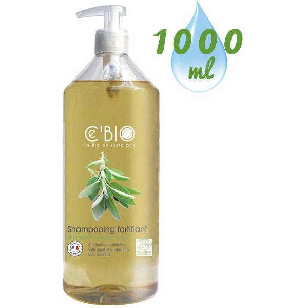 Fortifying shampoo quinquina sage lemon - 1000ml - this bio