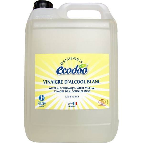 Vinaigre d'alcool blanc Bio 12% - 5 litres - Ecodoo