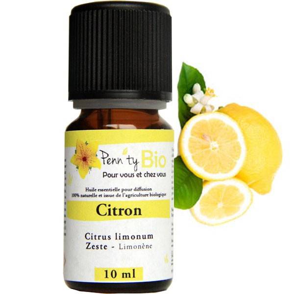 Offre diffusion - Huile essentielle bio de citron 10 ml