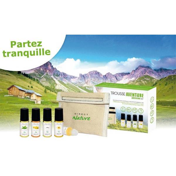Adventure kit with 4 roll'on with essential oils - view 2