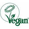Vegan logo for the Zen Aroma Konjac Sponge