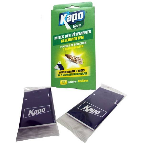 2 clothes moth detection traps - Kpro Vert - View 3