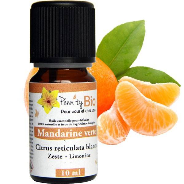 Essential oil diffusion offer - green mandarin 10 ml