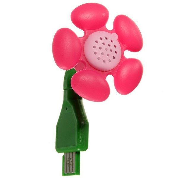 Diffuseur d'huiles essentielles USB Fleur Rose