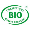 Logo Cosmebio pour le lait démaquillant visage et yeux Eau Thermale Montbrun