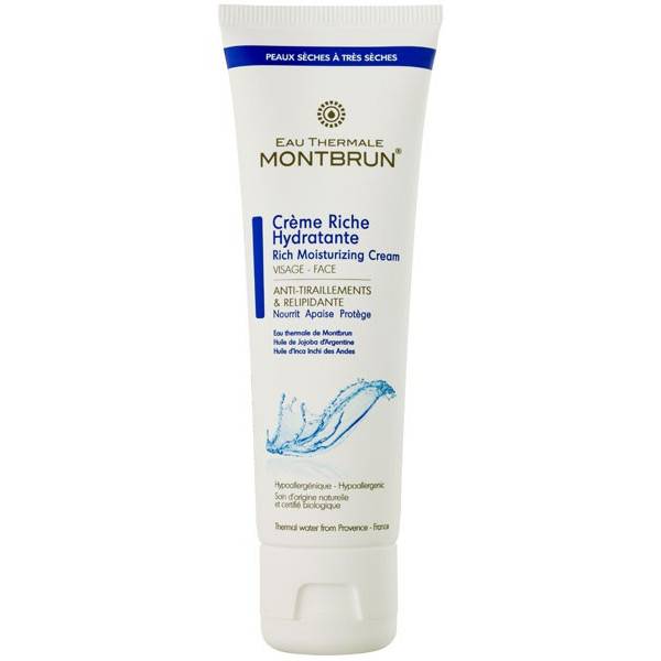 Rich organic moisturizing cream for the face – hot water Montbrun - view 1