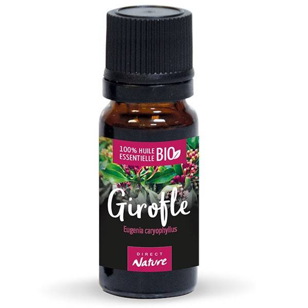 Huile essentielle de Girofle Bio AB - Clou - 10 ml - Huile essentielle Direct Nature