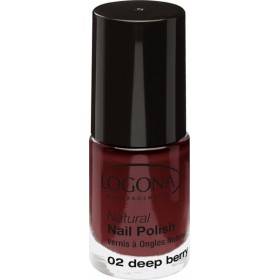 Natural nail polish n°02 Deep Berry - Logona