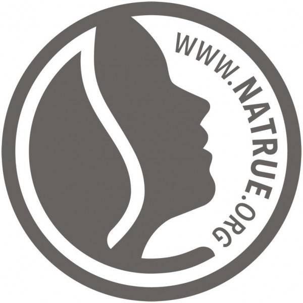 Logo Natrue pour le vernis à ongles naturel n°03 Classic Red - Logona 