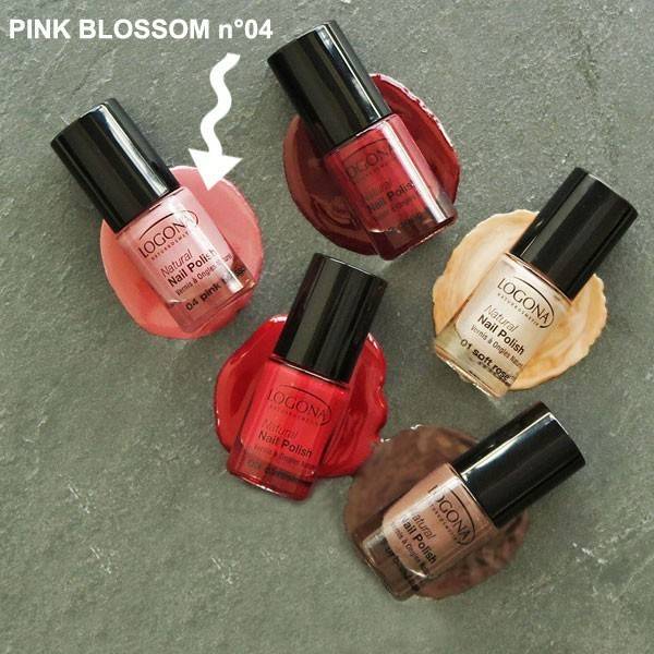 Natural nail polish n°04 Pink Blossom - Logona - View 2