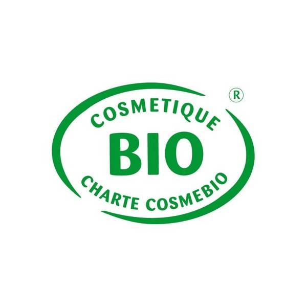 Logo Cosmebio pour le savon Bio de beauté au lait d'Ânesse Miel sans parfum – 100 gr – Cosmo Naturel