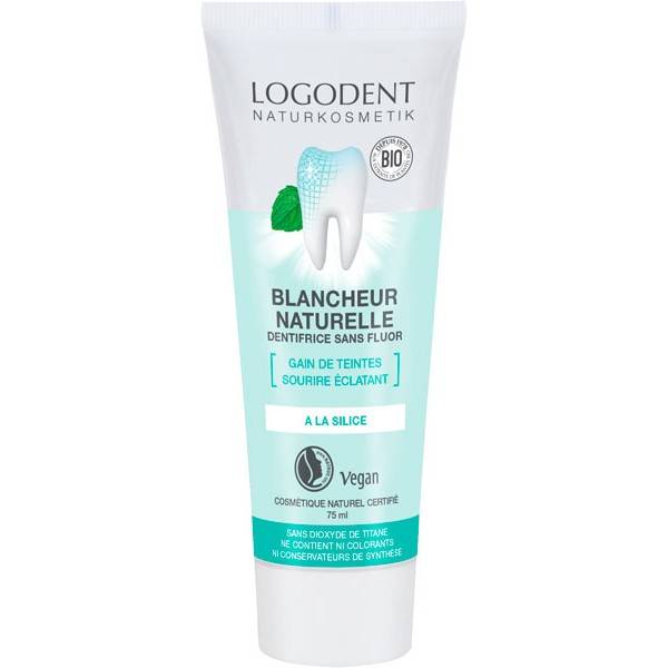 Natural white toothpaste logo - 75 ml
