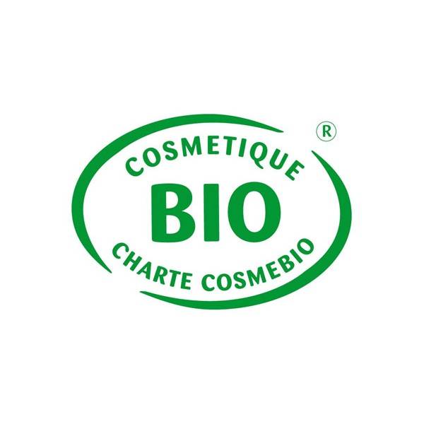 Logo Cosmebio pour l'huile végétale de Jojoba Ladrôme