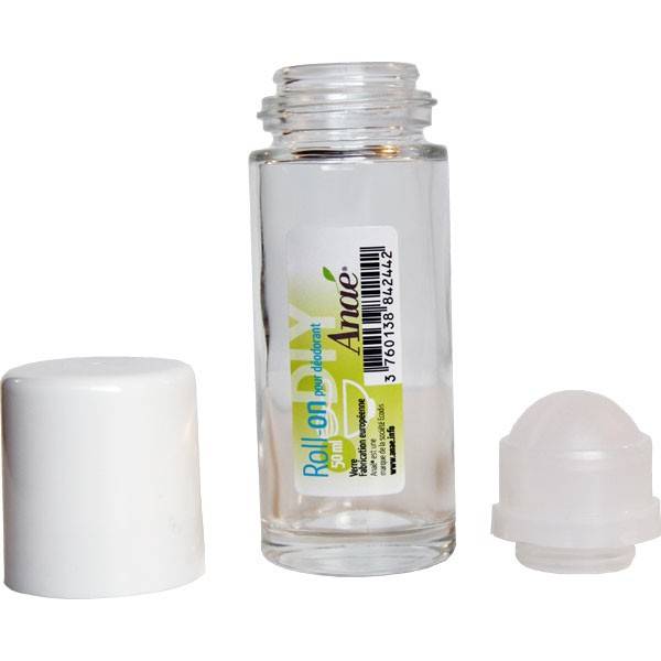 Roll On stick bille en verre format déodorant - 50 ml - Anaé - Vue 1