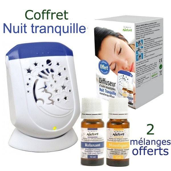 Pack Diffusion - x1 diffuseur Aroma Wind + 2 synergies (Relaxant et Moustiques)