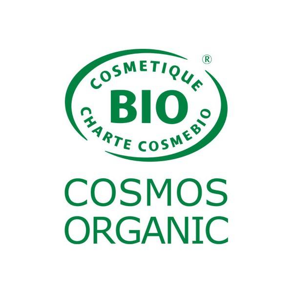 Logo Cosmebio pour le shampooing solide cheveux secs Jojoba Aloe vera Bio - 85gr - Cosmo Naturel