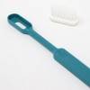 Brosse à dents médium bleu turquoise écologique et rechargeable en bioplastique - Caliquo - Vue 1