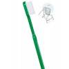 Ecological and bioplastic refillable green medium toothbrush - Caliquo