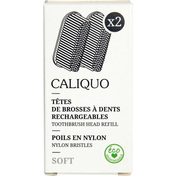 Lot of 2 refills for soft toothbrush - Caliquo - View 1