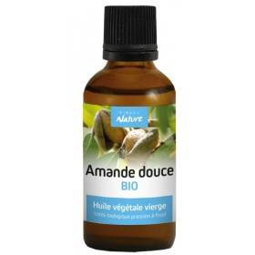 Huile végétale Amande douce Bio – 50 ml – Direct Nature