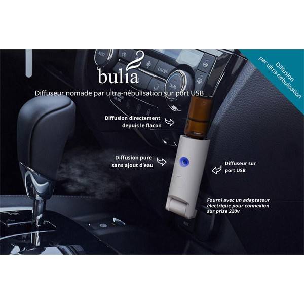 Diffuseur USB Bulia - ultra nébulisation - 60 m² - Vue 1