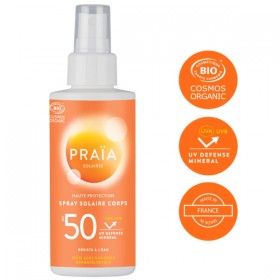 Spray solaire SPF50 – 100 ml – Praïa Solaires