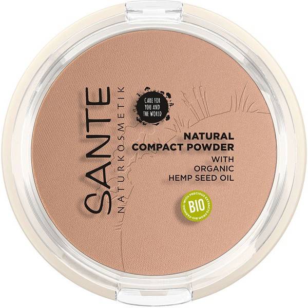 Poudre compacte N°02 Neutral beige – 9 gr - Maquillage  Sante