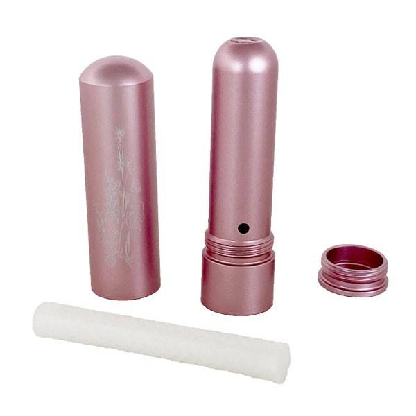 Diffuseur inhalateur Inalia d'huiles essentielles en aluminium - Rose - Vue 1