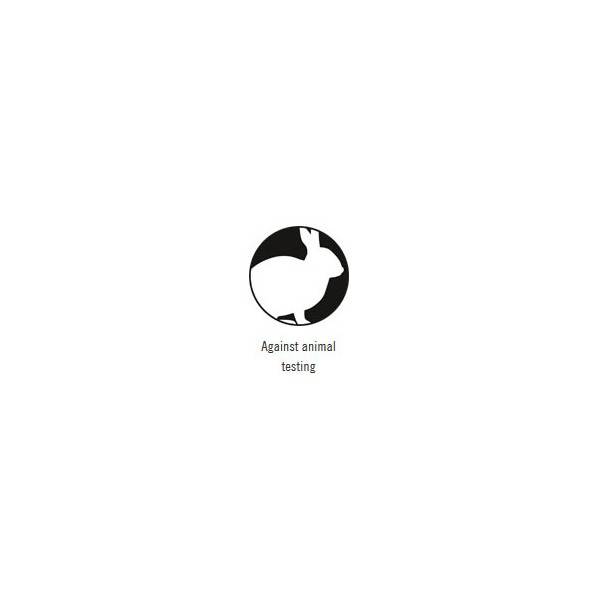 Logo Against animal testing for shaving cream Logona