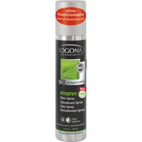 Déodorant bio Ginkgo et Caféine – 100 ml - Logona Mann