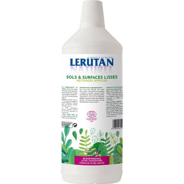 Sols et surfaces lisses nettoyages difficiles Lerutan - 1 litre