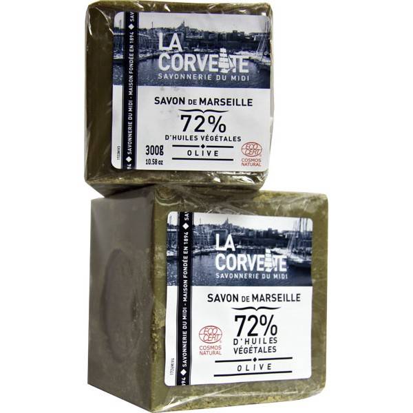Soap cube olive marseille 72% - the corvette