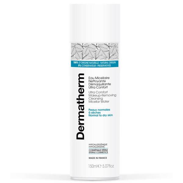 Ultra-comfort cleansing cleansing water – 150 ml - Dermatherm - View 1