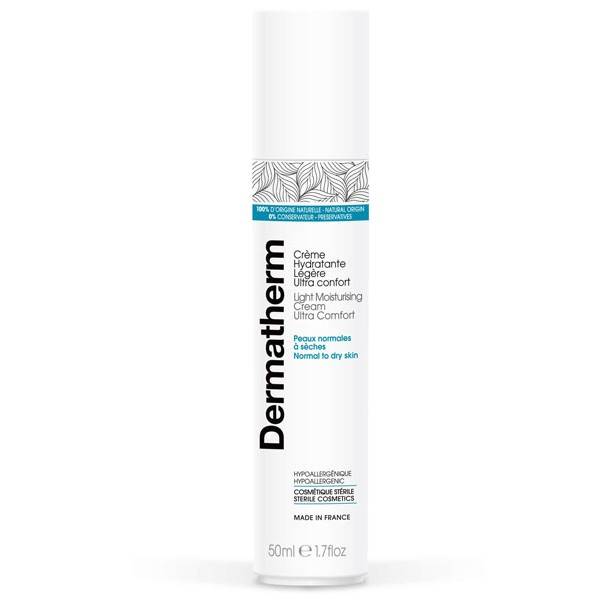 Crème hydratante légère ultra confort – 50 ml - Dermatherm - Vue 1