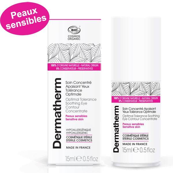 Soothing concentrated care eyes Optimal tolerance – 15 ml - Dermatherm