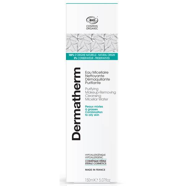 Purifying cleansing cleansing water – 150 ml - Dermatherm - View 2