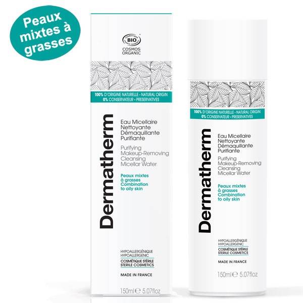 Purifying cleansing cleansing water – 150 ml - Dermatherm