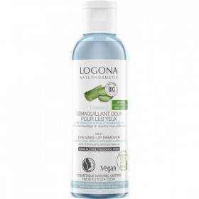 Soft cleansing for the eyes at the Aloe vera organic and fresh almond oil organic - 125 ml - Logona