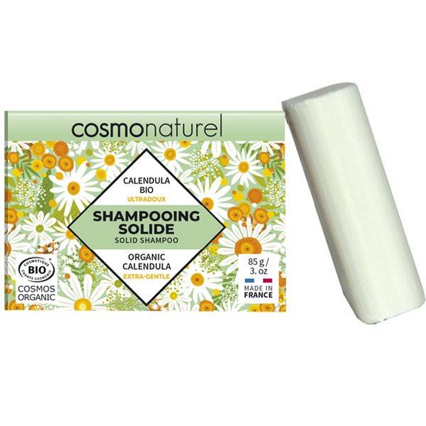 Coco and Calendula Bio Solid Shampoo - 85gr - Cosmo Naturel - View 1