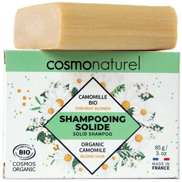 Shampoo solid blonde hair Camomille Bio - 85gr - Cosmo Naturel